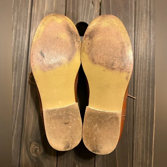 Wanted Babe Low Heel Oxford in Cognac - Picture 7 of 7